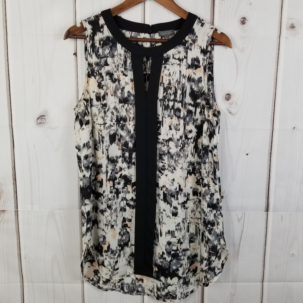 Sheer Sleeveless Blouse